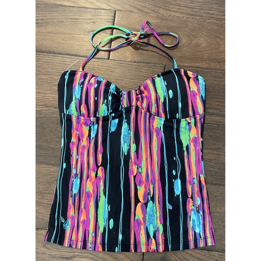 Volcom‎ OCEAN Space Station Tankini Swim Top, USA Small